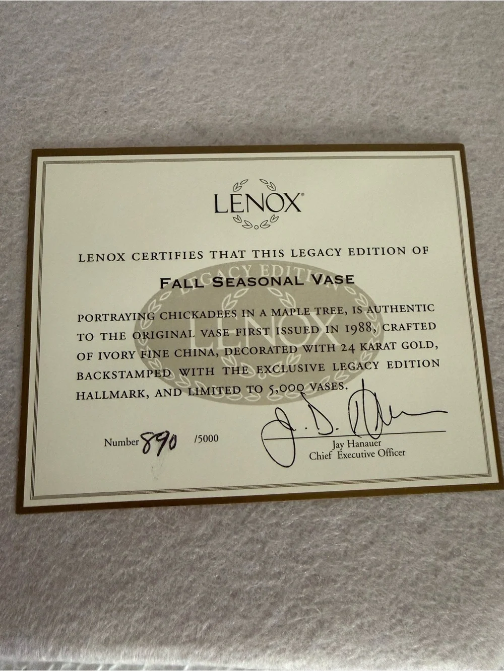 Lenox Four Seasons 